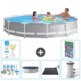 Intex Piscina Prism Frame Redonda - 366x76 Cm - 7-piezas S110