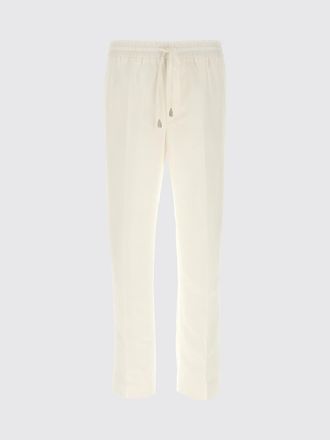 Brioni Pantaloni Brioni in lino e cotone con coulisse