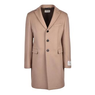 Paoloni Cappotto - Heren - Mantel - Beige - XL - Wol - Jassen