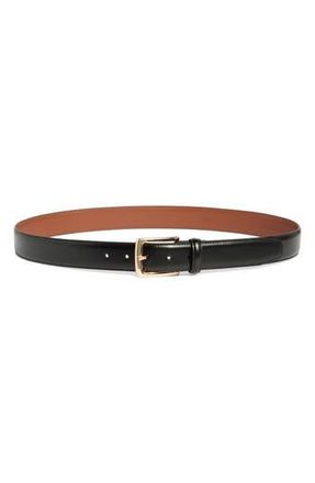 Johnston & Murphy Leather Belt in Black at Nordstrom Rack, Size 36