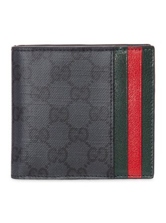 Gucci BI-FOLD WALLET WITH CARD SLOT AND WEB RIBBON - Gucci - Man