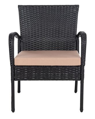 Safavieh Moore 3 Piece Lounge Outdoor Set (Indoor / Outdoor)