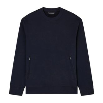 Emporio Armani Sweatshirts, male, Blue, Size: M Sweatshirt