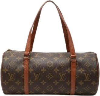 Louis Vuitton Pre-owned Papillon 30 Handbag - Dames - Vintage Handtas - Bruin - ONE Size - Leer - Vintage