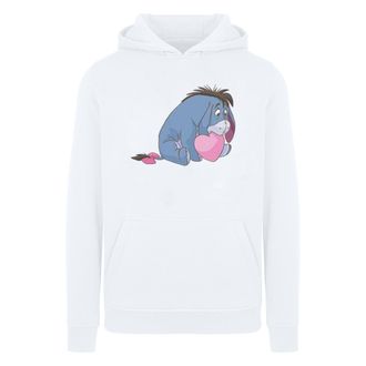 Disney Dames/Dames Winnie De Poeh Eeyore Mond Hoodie (Wit)