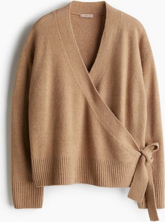 H&M Wickelcardigan - Beige