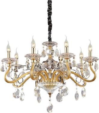 Ideal Lux Ideal Lux - Negresco - L&aacute;mpara De Ara&ntilde;a De 8 Luces, Acabado Dorado, E14