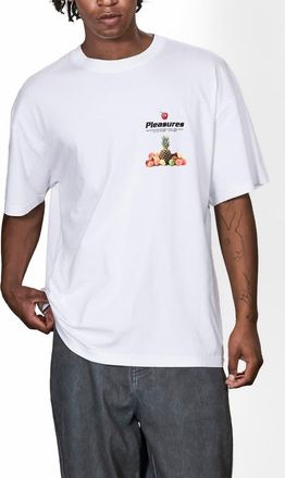 Pleasures Delivery Cotton Graphic T-Shirt in White at Nordstrom, Size Xx-Large