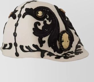 Dolce & Gabbana wool embroidered fedora hat