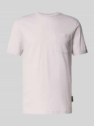 Tom Tailor Denim Regular Fit T-Shirt aus reiner Baumwolle in Hellgrau, Gr&ouml;&szlig;e XXL
