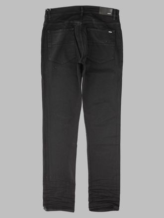 Amiri Distressed Cotton Denim Jeans - Black