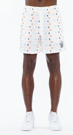 Cult of Individuality Geo Print Mesh Shorts in Cult Repeat Patt Whi at Nordstrom, Size Xx-Large