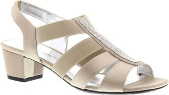 David Tate Womens Eve Sandal In Champagne
