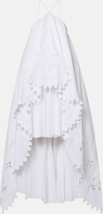 Jacquemus Abito lungo Proven&ccedil;ale in cotone a balze