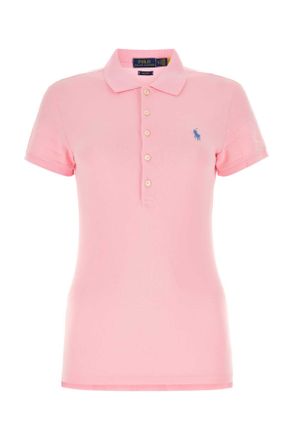 Polo Ralph Lauren Pink Stretch Piquet Polo Shirt