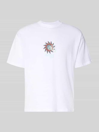 Jack & Jones Jack & Jones T-Shirt mit Label-Print und Rundhalsausschnitt in Weiss, Gr&ouml;&szlig;e XXL