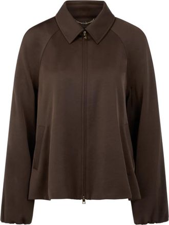 Marc Cain Flowing Jacket - Dames - Zomerjassen - Bruin - XL - Jassen