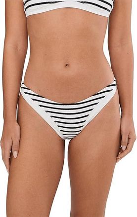L*Space Alex Bottom Full Womens Swimwear Sail Along Stripe : XS, Nylon/Spandex