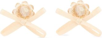Simone Rocha crystal-embellished earrings - Neutrals