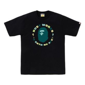 A Bathing Ape Colors Busy Works Sta T-Shirt Black 1L30-110-020-BLK