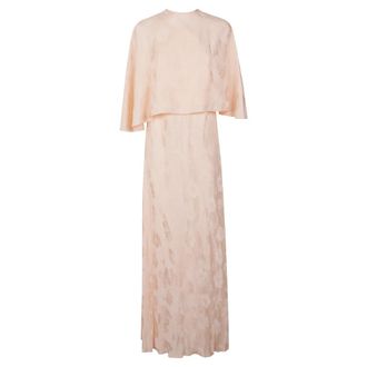 Forte_Forte Gowns, female, Pink, Size: S Floral Jacquard Maxi Dress