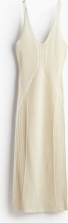 H&M Kleid im Häkellook - White