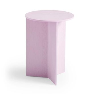 HAY Slit Table Round High, &Oslash; 35 x H 47 cm, pink