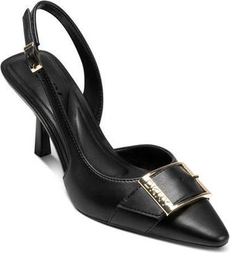DKNY Neaira Slingback Pump in Black at Nordstrom, Size 9.5