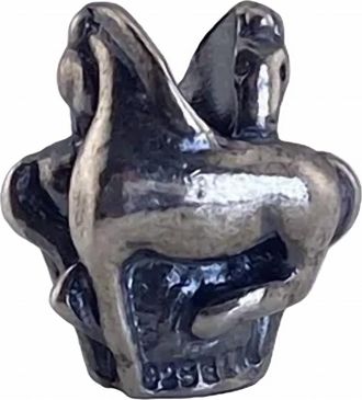 Trollbeads Womens Horses Bead In Silver
