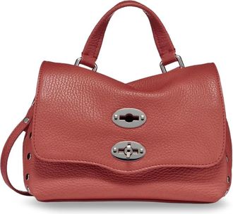 Zanellato Postina Daily Baby - Dames - Handtassen - Rood - ONE Size - Leer - Tassen