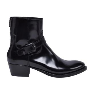 Pantanetti Cowboy Boots, female, Black, Size: 8 US Stivaletto Spazzolato