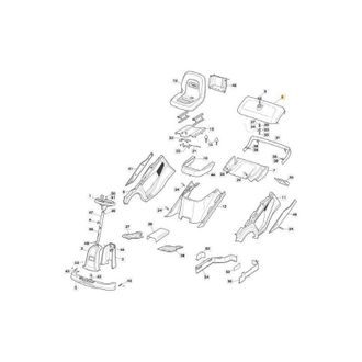 STIGA Sports Deposito Combustible Gtr (rotomold.) Gris Original Stiga - 337735113/0