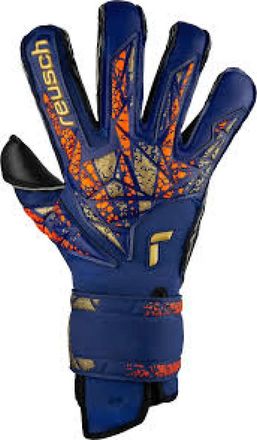 Reusch Fitness, Heren, Blauw, 8 1/2 IN, Attrakt Duo Evolution