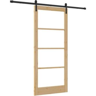 vidaXL Puerta Deslizante Otro Orkdal Marr&oacute;n 93 X 211 Cm Vidaxl