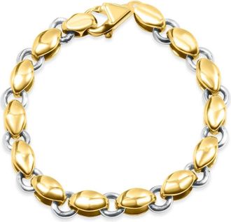 Pompeii3 Mens Link 14k Gold (39gram) or Platinum (63gram) 6-9.5mm Bracelet 8.5