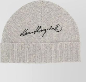 Maison Margiela ribbed wool beanie