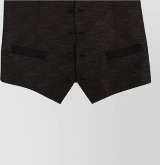 Dolce & Gabbana wool silk dress gilet