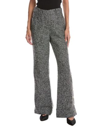 Toccin Gracie Button Detail Wool-Blend Pant