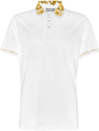 Versace Jeans Couture Polo Shirt - Heren - Polos - Wit - XS - Tops