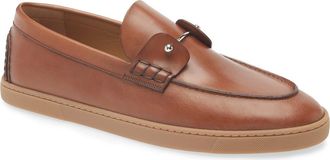Christian Louboutin Chambeliboat Loafer in Havane at Nordstrom, Size 11.5Us
