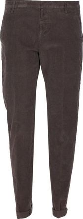Dondup Gaubert Slim-fit Broek - Heren - Slim Fit Broeken - Bruin - W38 - Katoen - Broeken
