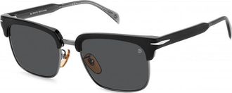 David Beckham Mens DB 1119 G S 55 ANS Sunglasses - Black - One Size