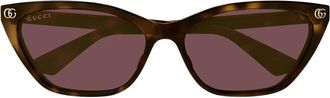Gucci Sunglasses, female, Brown, Size: 58 MM Gg1815S Sunglasses