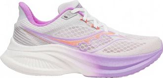 Saucony Womens Endorphin Speed 5 Running Shoes In White/crocus