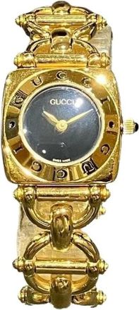 Gucci Pre-owned Watches, female, Yellow, Size: ONE SIZE Pre-owned Stainless Steel Watch