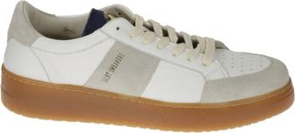 Saint Sneakers Geperforeerde Leren Sneakers - Heren - Sneakers - Wit - 40 EU - Schoenen