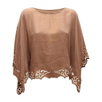 Emma & Gaia R0085 Viscose Blend Shirt - female - Emma&Gaia - Blouses - Beige - M - Blouses & Shirts