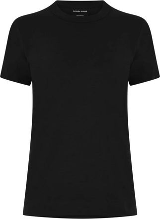 Canada Goose Broadview T-Shirt - Dames - T-shirts - Zwart - M - Katoen - Tops
