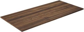 Saniclass Tops Topblad - 100x1.5x46cm - noten (hout)