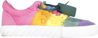 Off-white Pre-owned Womens Off Low Vulcanized Rainbow Sneakers in Multicolor Canvas - Multicolour - Size EU 41